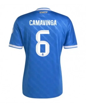 Real Madrid Eduardo Camavinga #6 Maglia Gara Terza Repliche 2025-26 Maniche Corte